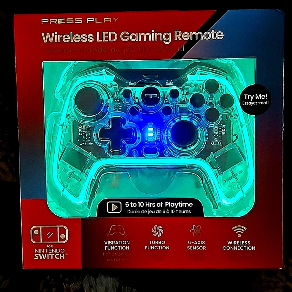 Wireless • LED• Gaming Remote LIMITED EDITION!!!Colors change/awesome vibrations